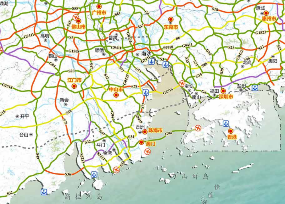广东省高速公路规划，构建现代化交通网络